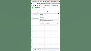 Import Data [Google Sheets] (Easy Way)