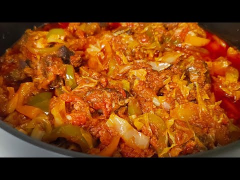 Video: Stewed Cabbage Nrog Qaib Cov Txwv - Ib Daim Ntawv Qhia Los Ntawm Kauj Ruam Nrog Daim Duab