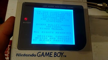 Original DMG Game Boy with bivert mod and Backlight !