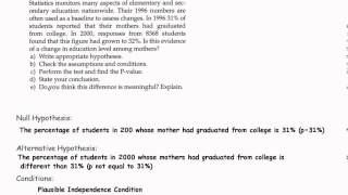 Ch20 Problem 14 Educated Mothers