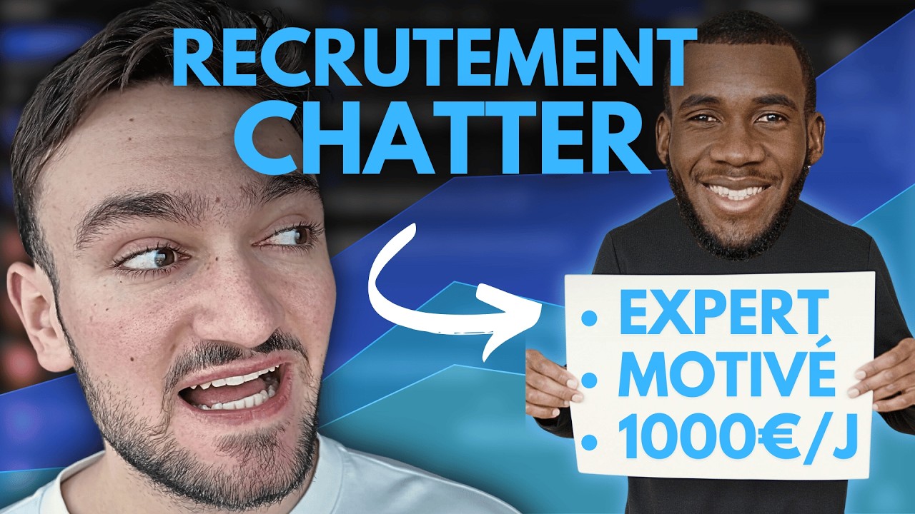 Je recrute un CHATTER OnlyFans en direct : Voici mon processus de A à Z