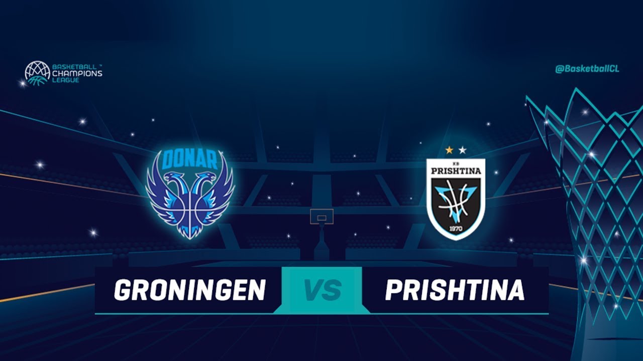 Donar Groningen v Z Mobile Prishtina - Full Game - Qualif Rd 1 - Basketball Champions League 2018-19