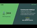 Constructor in Java Explained | Default, Parameterized & Overloading with Example