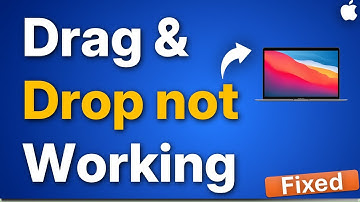 Slepen en neerzetten werkt niet in Finder: hoe dit te verhelpen