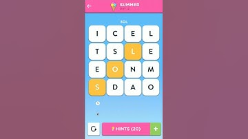 Wordbrain 2 Summer Event July 1 2020 | Wordbrain 2 Summer Day 12
