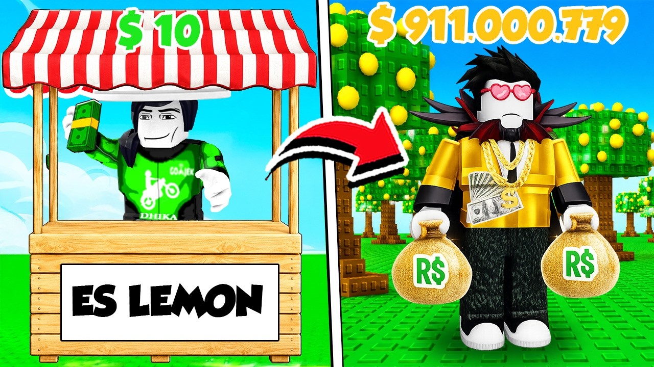 KITA JUAL LEMON UNTUK JADI KAYA DI ROBLOX!!!