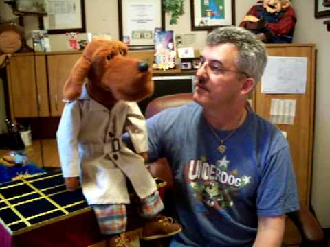 Ventriloquist puppet McGruff the crime dog! - YouTube