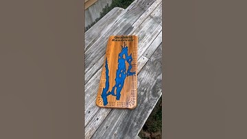 Epoxy Pour Tips #woodworking #epoxyresin #cribbage #cncowners #shapeoko