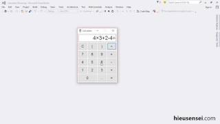 Calculator with C# and Windows Forms