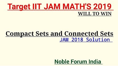 IIT JAM MATH