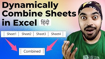 Combine Data From Multiple Sheets into a Single Sheet in Excel | Goodly Hindi