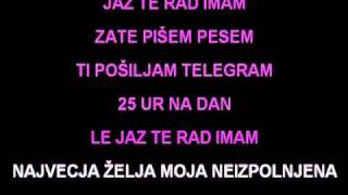 Karaoke - Čudežna Polja - 25 ur chords