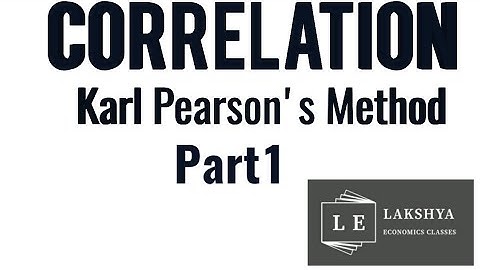 Correlation (Part1)Karl Pearson Method by Direct Method