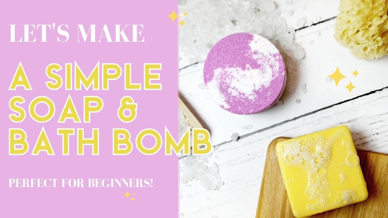 🫧 Let's Make A Simple Soap & Bath Bomb 🛁 Perfect For Beginners! 