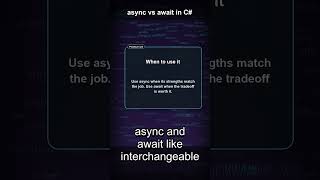 Still mixing up async and await in C#? #dotnet #coding #chatgpt #csharp #python #viral #short #ai