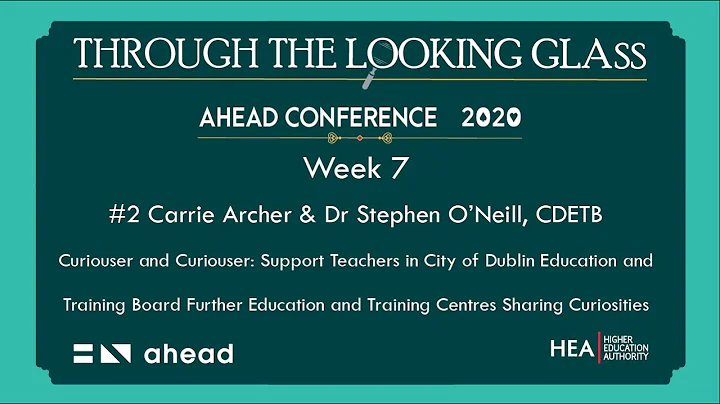 Week 7 #2 Carrie Archer & Dr Stephen ONeill, City ...