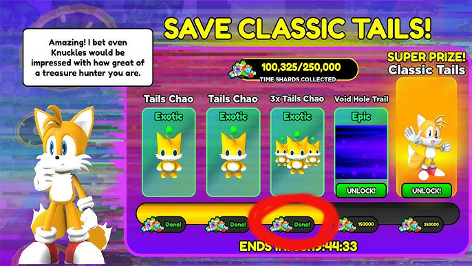 Fastest way to unlock Classic Tails in Sonic Speed Sim! #SonicHub #Son