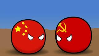 COUNTRYBALLS История Советско китайского раскола