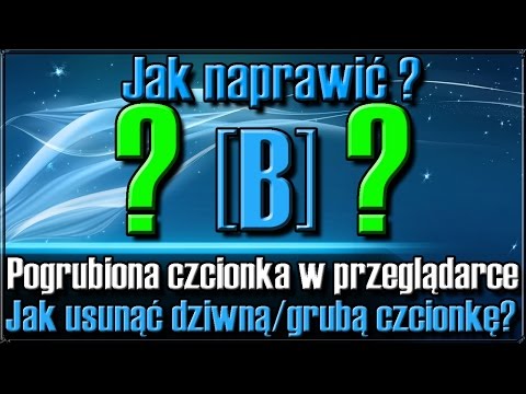 Wideo: Jak Usunąć Niepotrzebne Czcionki