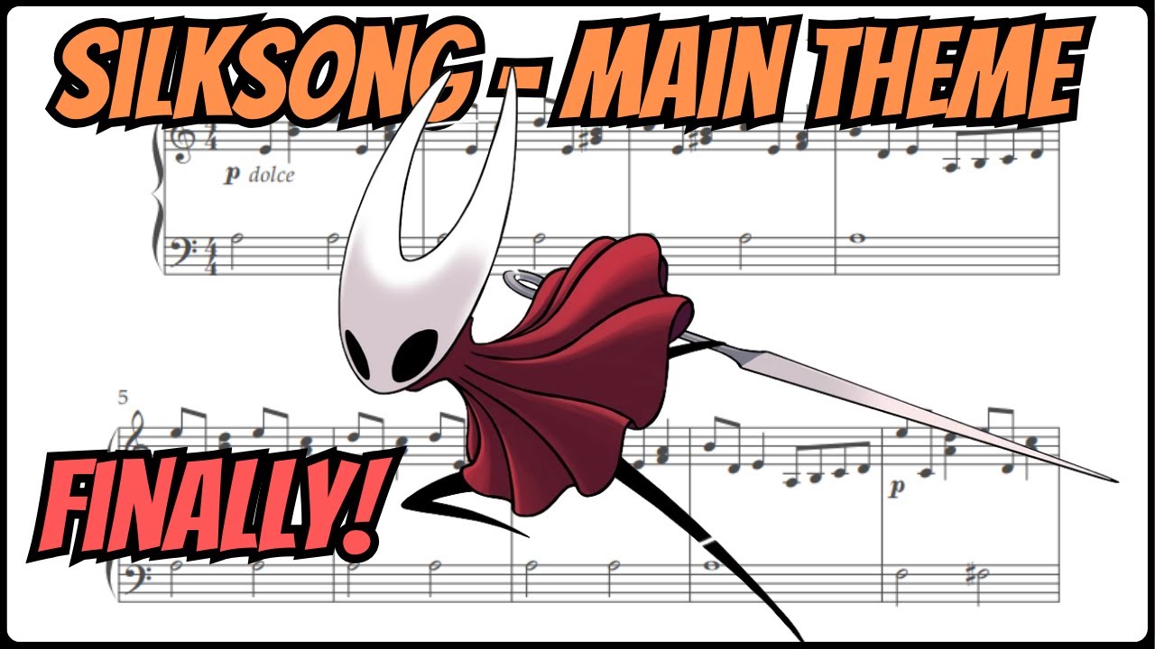 🎹 Hollow Knight: Silksong – Main Theme (Chill Piano Arrangement + Sheets)