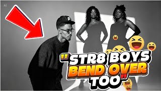 MAN  SAYS YOU CAN GET P€GGED (SMASHED) BY A FEMALE & ITS NOT GAY..