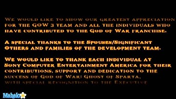 God of War: Ghost of Sparta Walkthrough - Credits - Part 2/2