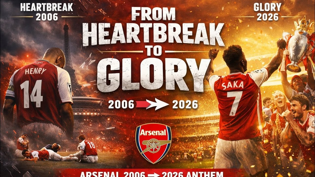 From Heartbreak To Glory 🔴⚪ | Arsenal 2006 → 2026 official