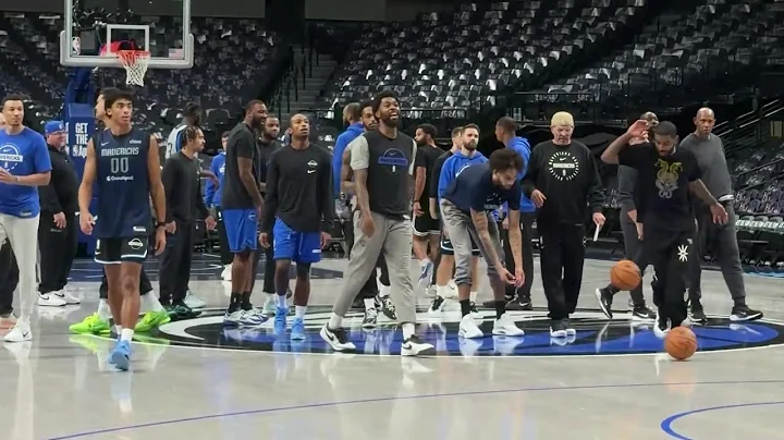 KYRIE, ANTHONY DAVIS, KLAY & THE MAVERICKS MORNING SHOOTAROUND AHEAD OF TONIGHTS GAME VS KNICKS