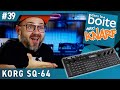 Knarf fait nimporte quoi  avec le korg sq64  dans la boite vido de la boite noire