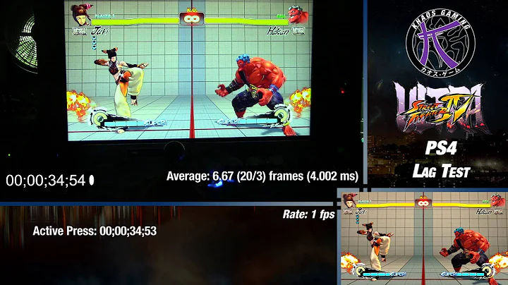 PS4 Ultra Street Fighter 4  Input delay check