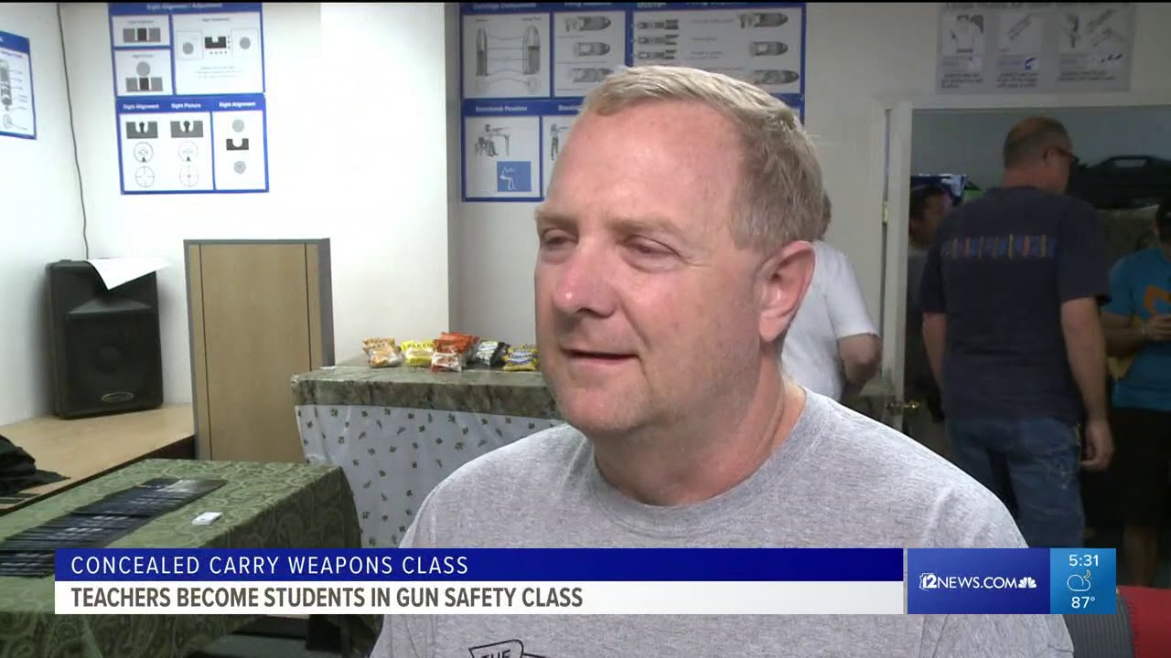 Valley teachers take gun safety classes as precaution YouTube