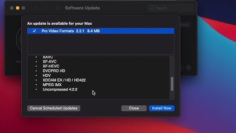 Many New Pro Video Formats 2.2.1 on Latest Update