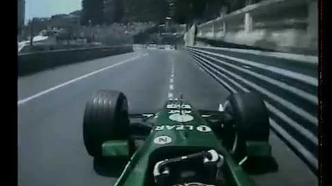 F1 Monaco 2001 Qualifying - Eddie Irvine Action!