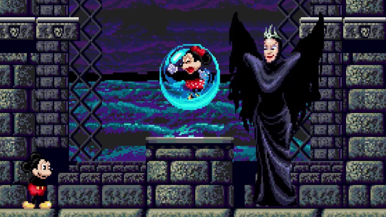Castle of Illusion Starring Mickey Mouse (Genesis) All Bosses (No ...
