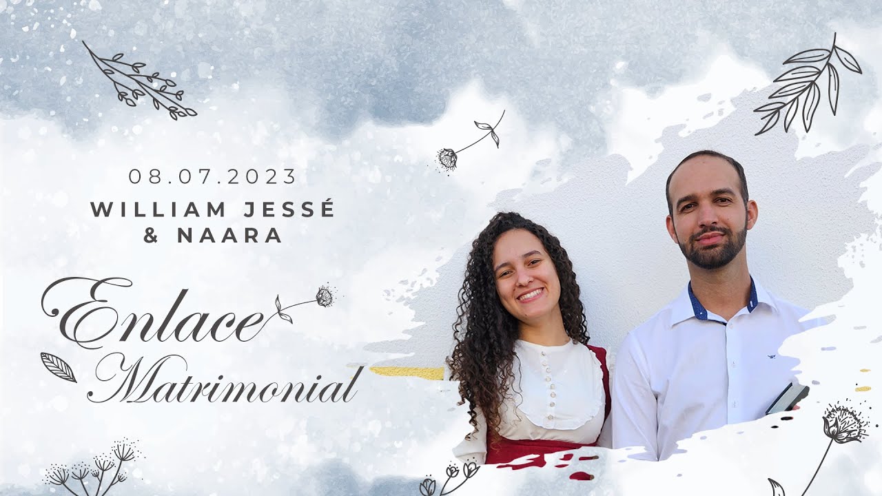 08.07.2023 - Enlace Matrimonial - William Jessé e Naara