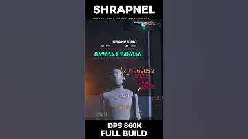 ONCE HUMAN SHRAPNEL SCAR DPS 800K BUILD🥶#oncehuman