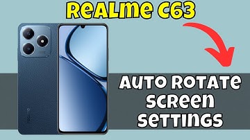 Realme C63 Auto Rotate Screen || How to use auto rotate || Auto rotate screen settings