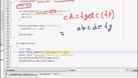 C Programming: File Handling in C: Lab 1 (fgetc and fputc)