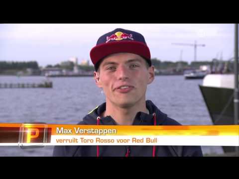 Max Verstappen bij Peptalk 9/5/2016