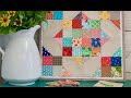 Sew Your Stash Series-Tutorial #1 - 16" Scrappy Crossroads Block