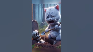 Mèo con và con ma #short #cat #ai #meow #mèo