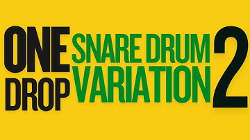 Reggae Drum Lesson: One Drop Snare Variation 2 (Cross Stick) #reggaedrums #drummer #reggaemusic