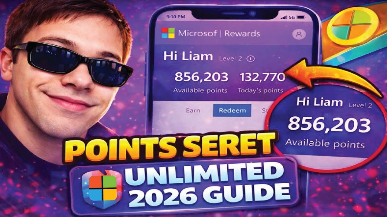 How to Get Unlimited Microsoft Rewards Points Fast 2026 – Fastest ...