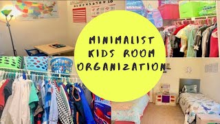 Minimalist Kids Room Tour | Clean &amp; Organize With Me 2019
