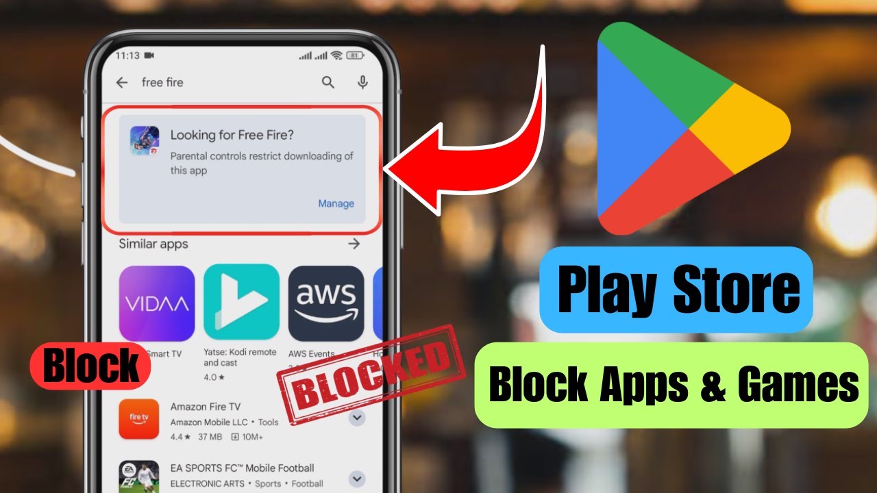How to Block Apps & Games From Play Store - YouTube
