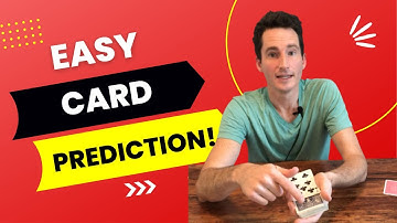 Spectator STOPS at the Prediction Card! (Easy Card Magic Trick - Impromptu - No Setup Method)