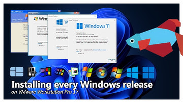 Installing every Windows release on VMware Workstation Pro 17