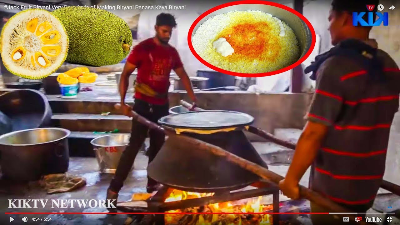 جاك فواكه البرياني | #Jack Fruit Biryani | Very Rare Style of Making Biryani | KIK TV | KikTV Network