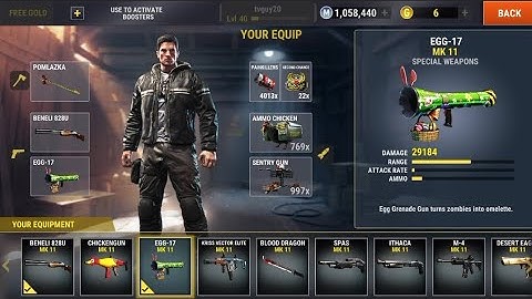 dead trigger 2 pomlazka and egg-17 mk 11 gameplay max level upgrades