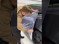 Tesla Model Y Door Wrap ASMR #short #teslamodel3 #asmr